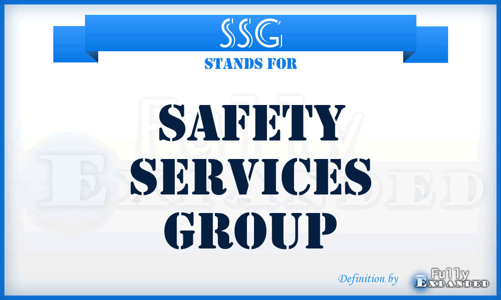 SSG - Safety Services Group
