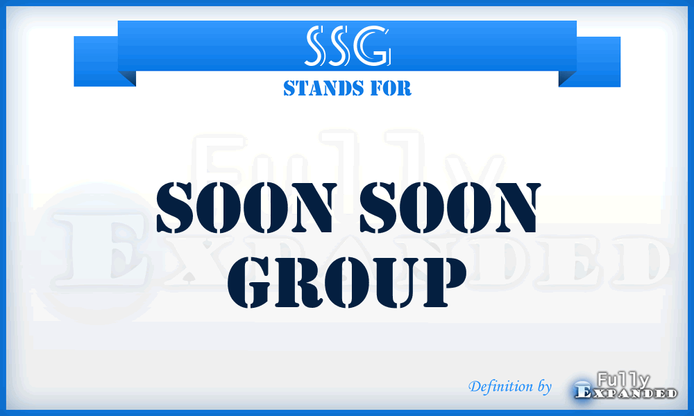SSG - Soon Soon Group