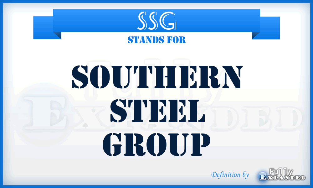 SSG - Southern Steel Group