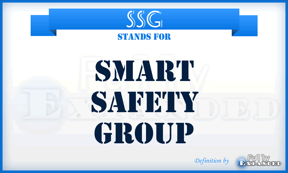 SSG - Smart Safety Group