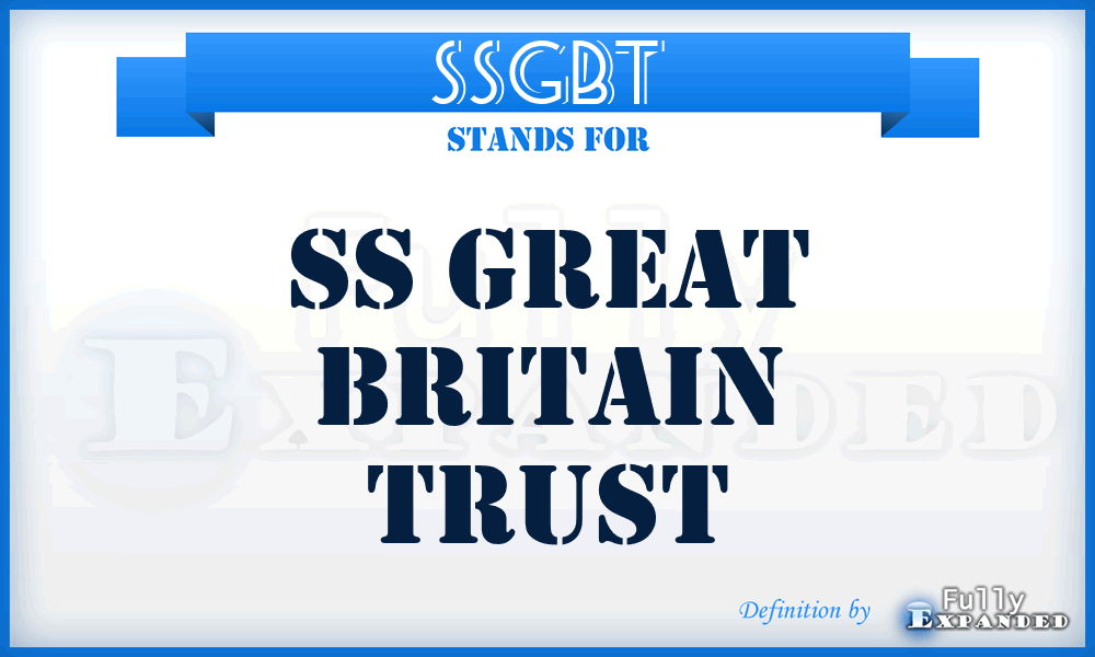 SSGBT - SS Great Britain Trust