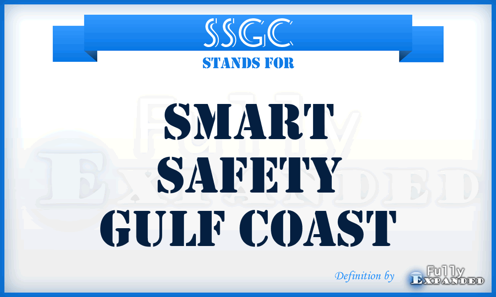 SSGC - Smart Safety Gulf Coast