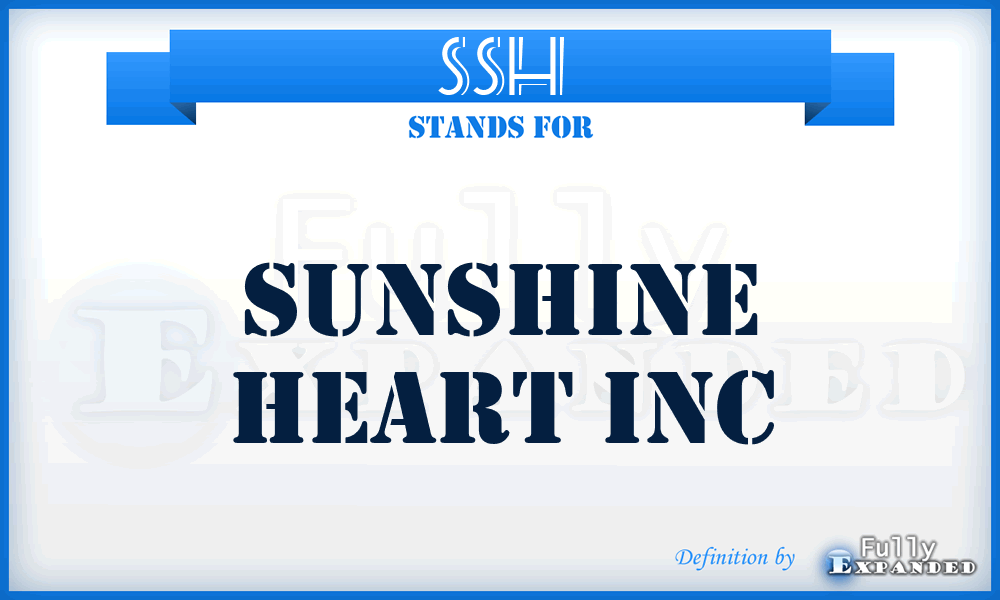 SSH - Sunshine Heart Inc