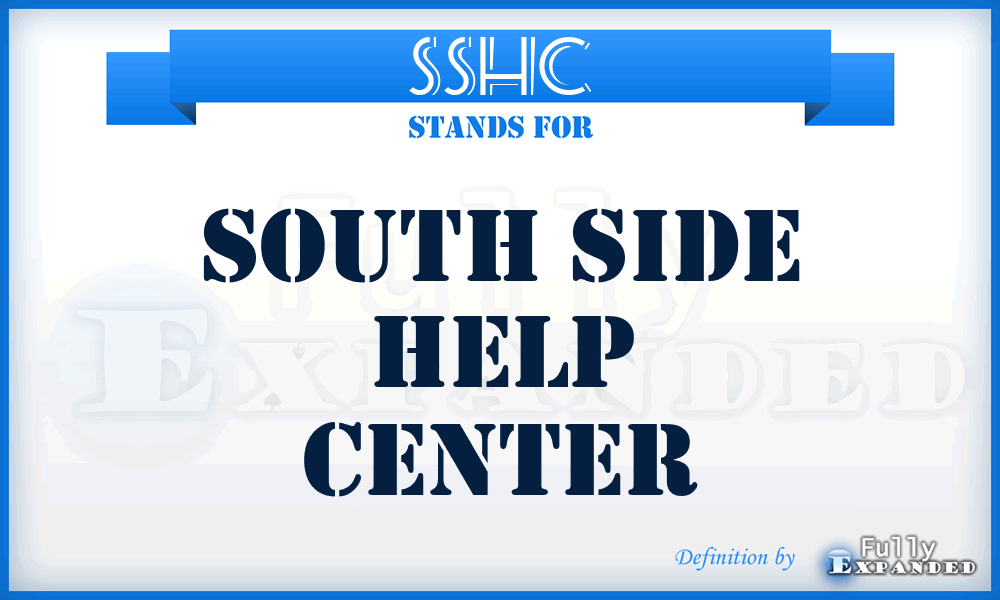 SSHC - South Side Help Center