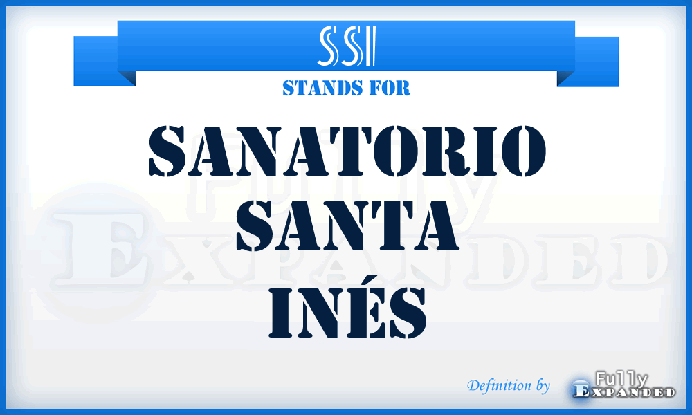 SSI - Sanatorio Santa Inés