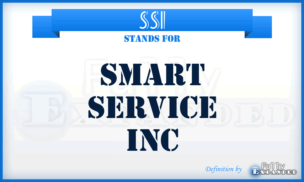 SSI - Smart Service Inc