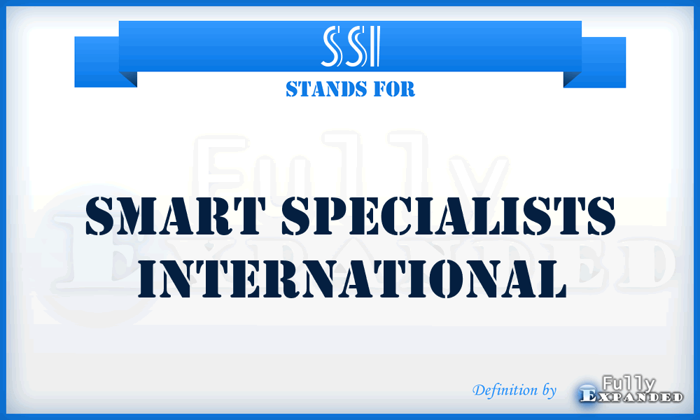 SSI - Smart Specialists International