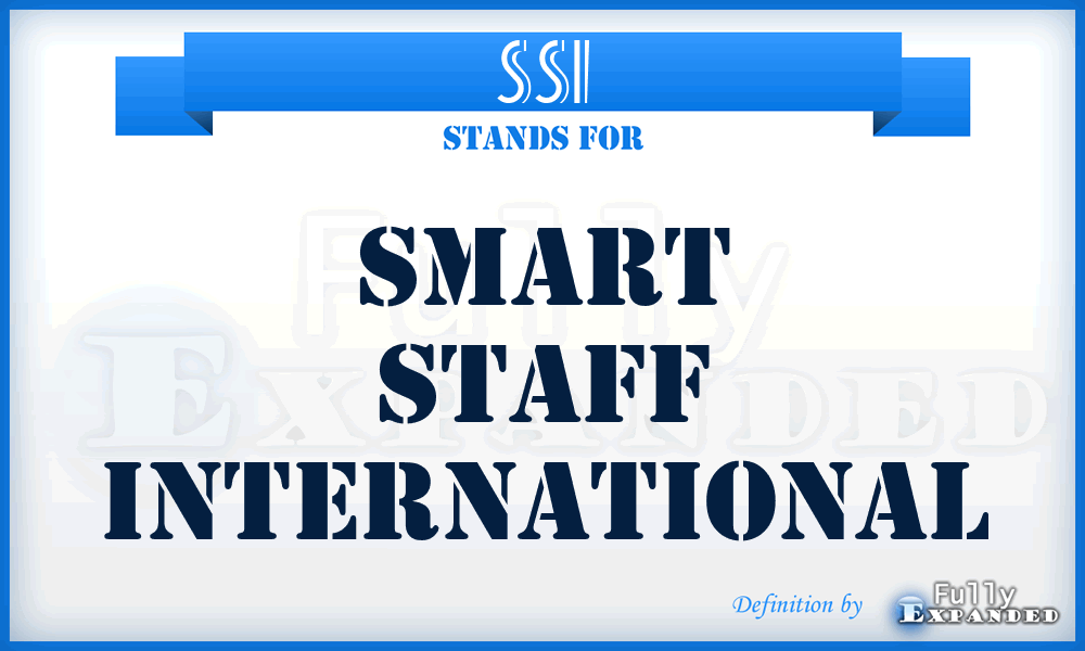 SSI - Smart Staff International