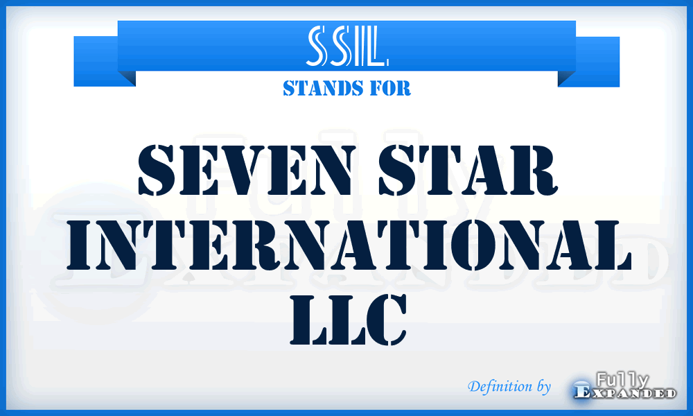 SSIL - Seven Star International LLC