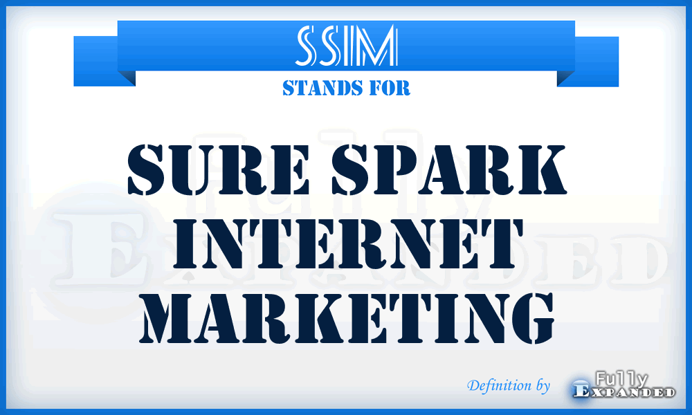 SSIM - Sure Spark Internet Marketing