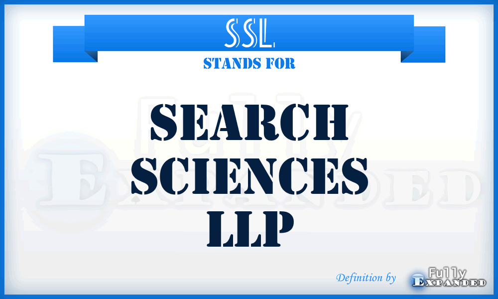 SSL - Search Sciences LLP