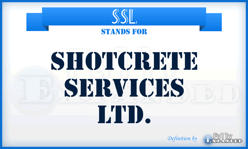 SSL - Shotcrete Services Ltd.