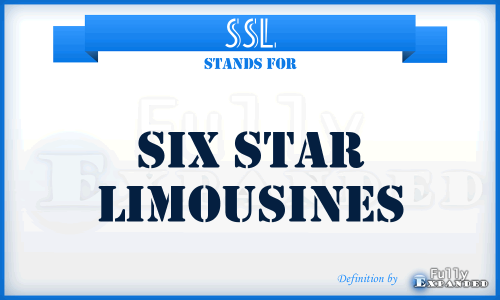 SSL - Six Star Limousines