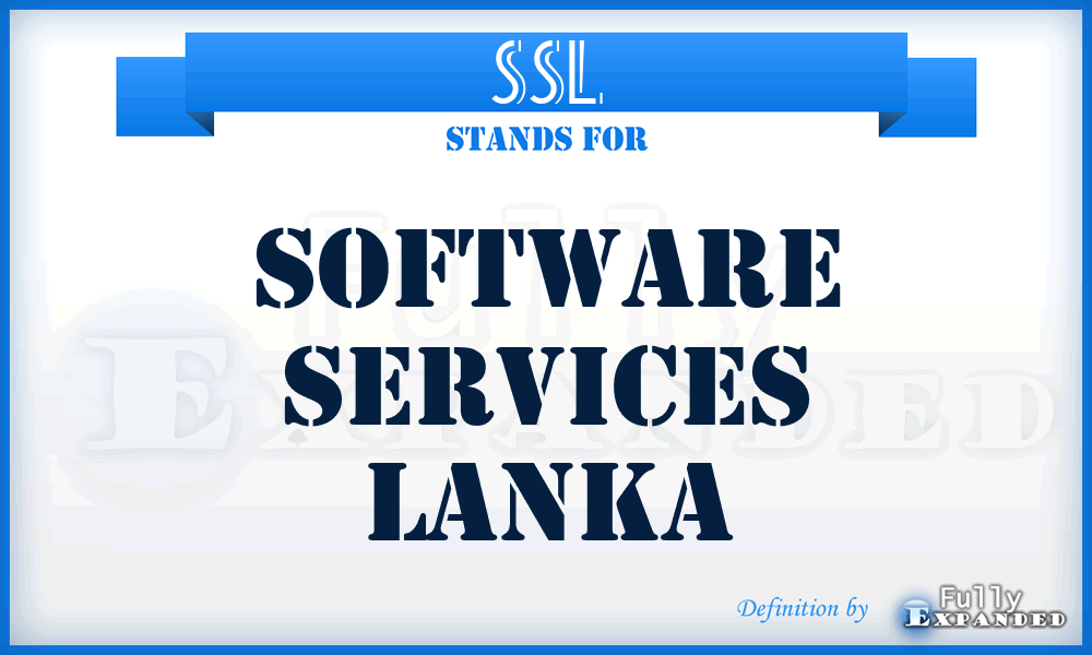 SSL - Software Services Lanka