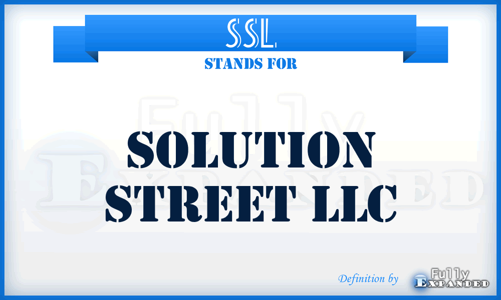SSL - Solution Street LLC