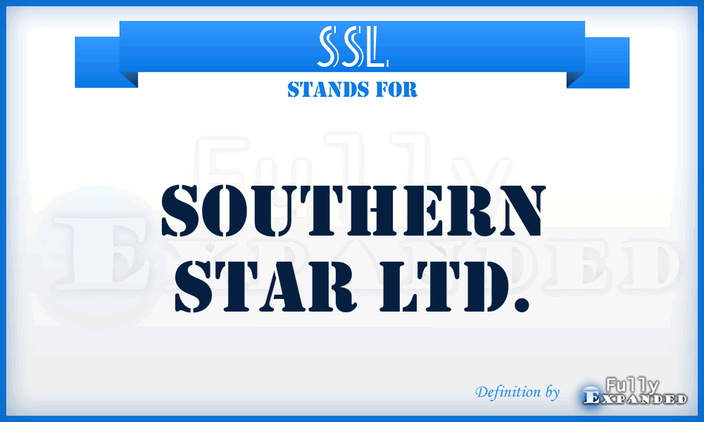 SSL - Southern Star Ltd.