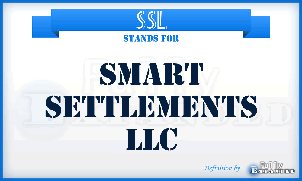 SSL - Smart Settlements LLC