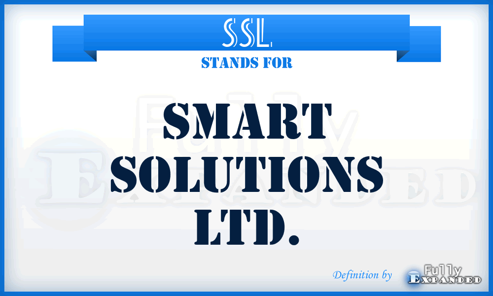 SSL - Smart Solutions Ltd.