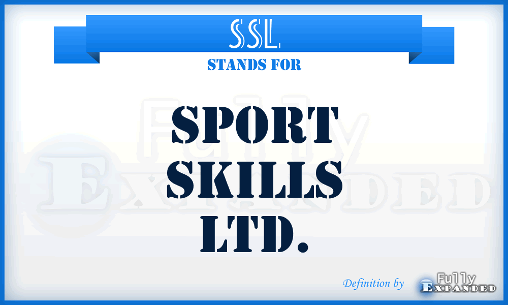 SSL - Sport Skills Ltd.