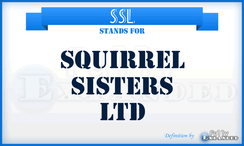 SSL - Squirrel Sisters Ltd