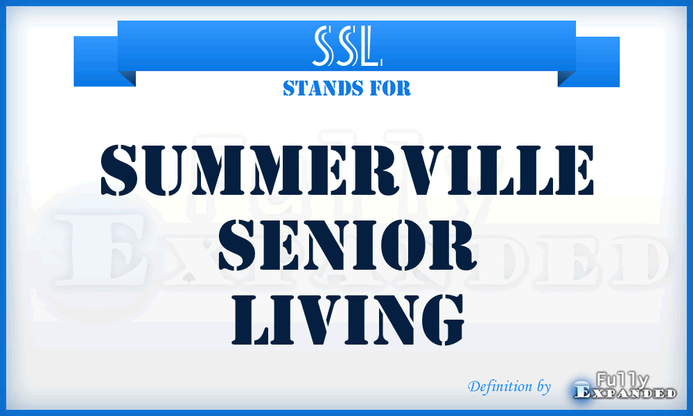 SSL - Summerville Senior Living