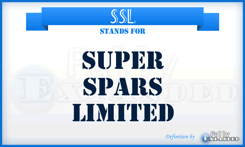 SSL - Super Spars Limited