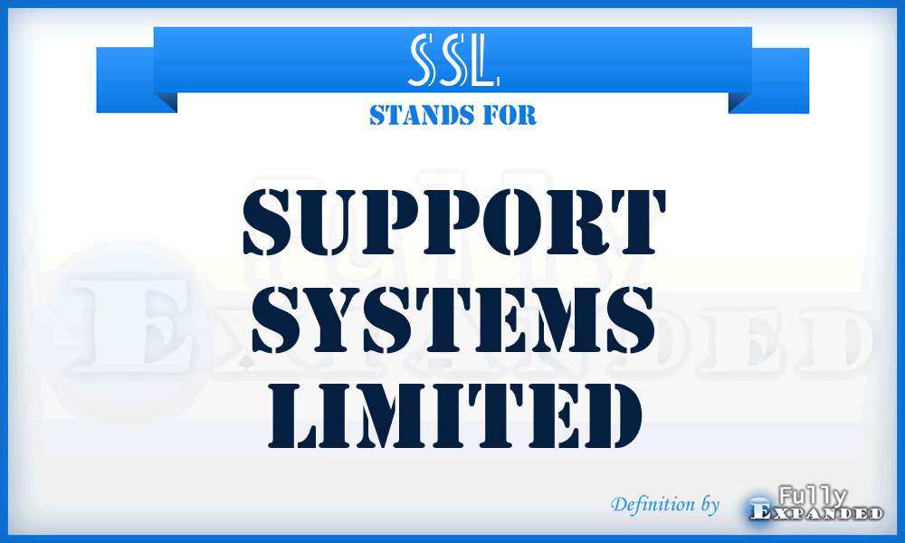 SSL - Support Systems Limited