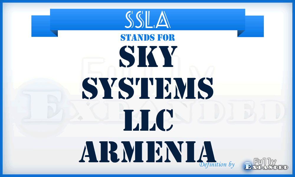 SSLA - Sky Systems LLC Armenia