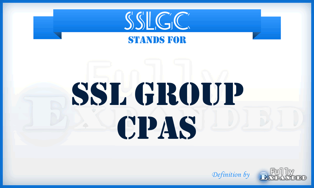 SSLGC - SSL Group Cpas