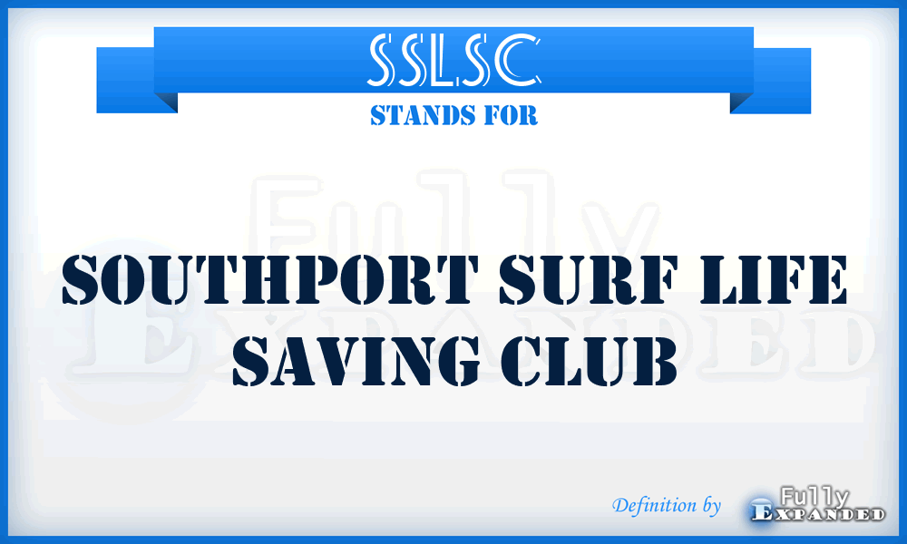 SSLSC - Southport Surf Life Saving Club