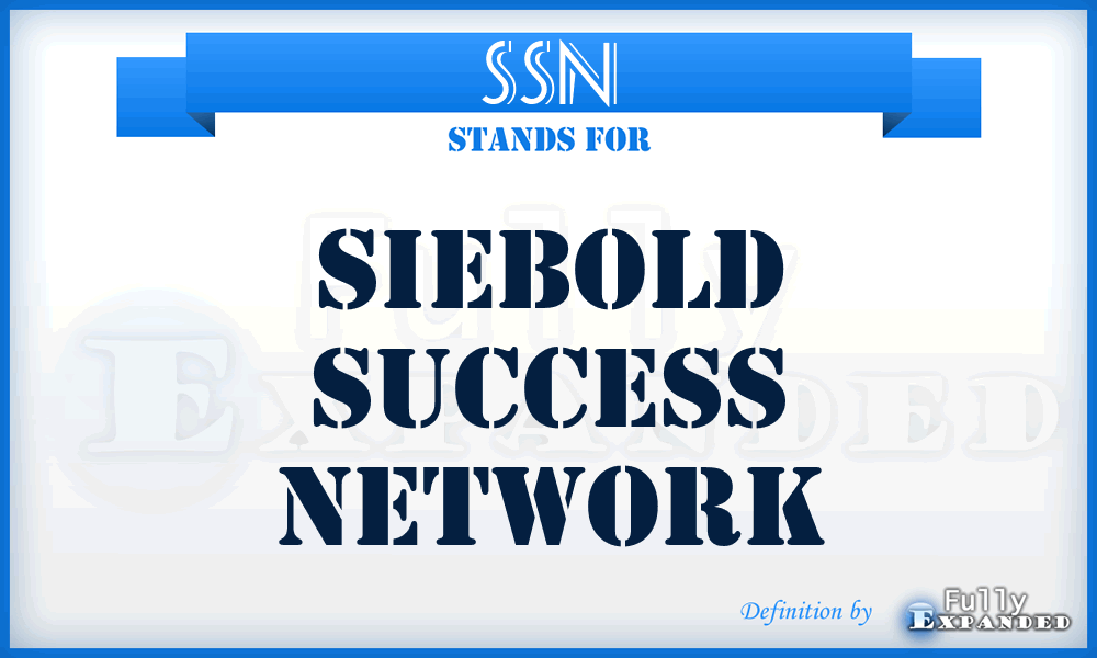 SSN - Siebold Success Network