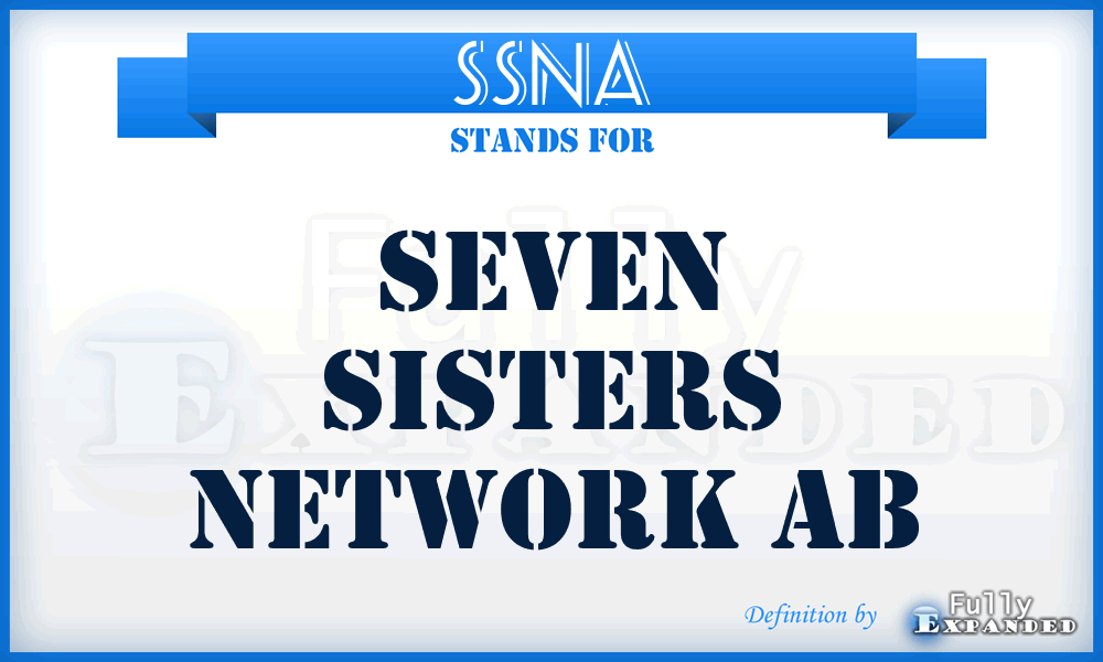 SSNA - Seven Sisters Network Ab