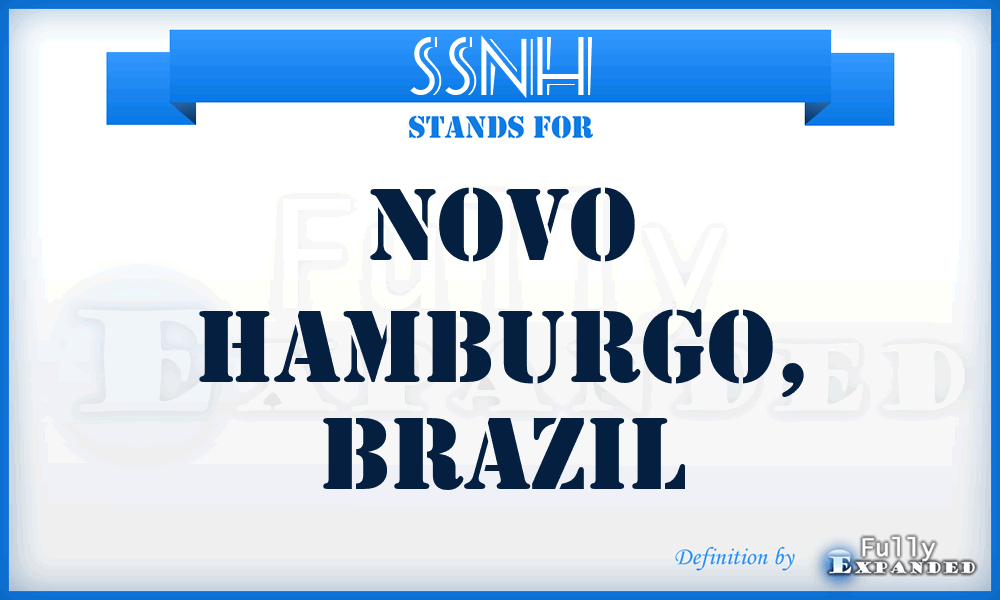 SSNH - Novo Hamburgo, Brazil