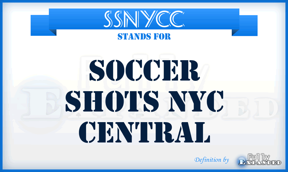 SSNYCC - Soccer Shots NYC Central