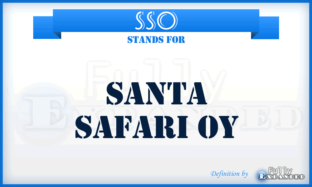 SSO - Santa Safari Oy