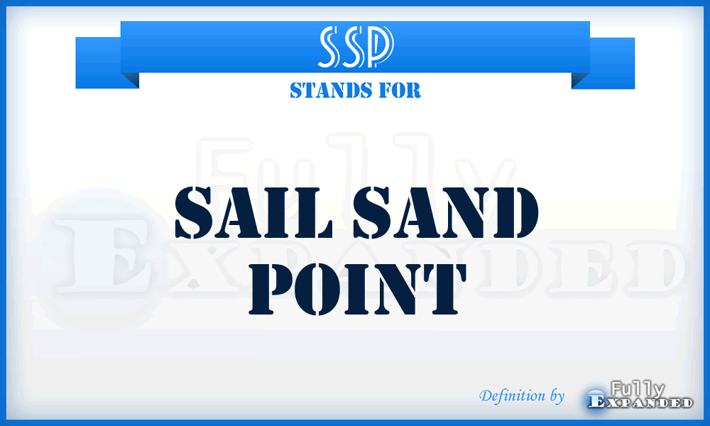 SSP - Sail Sand Point