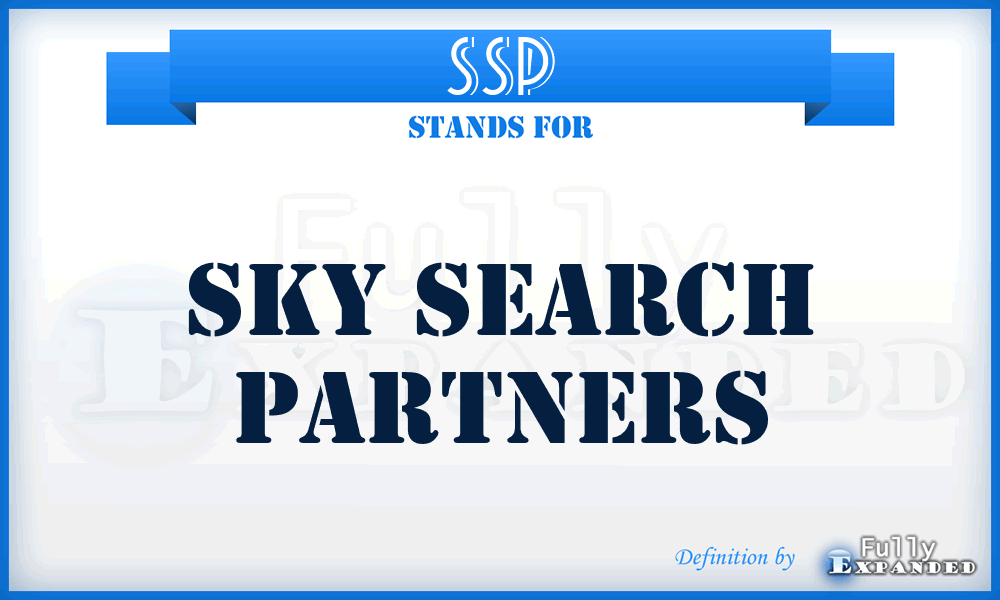 SSP - Sky Search Partners