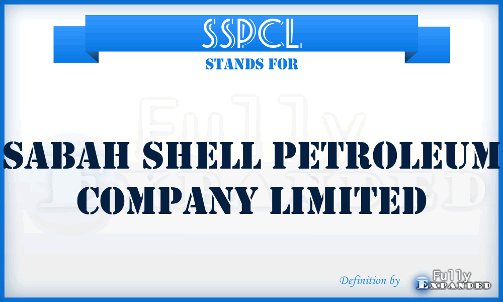 SSPCL - Sabah Shell Petroleum Company Limited