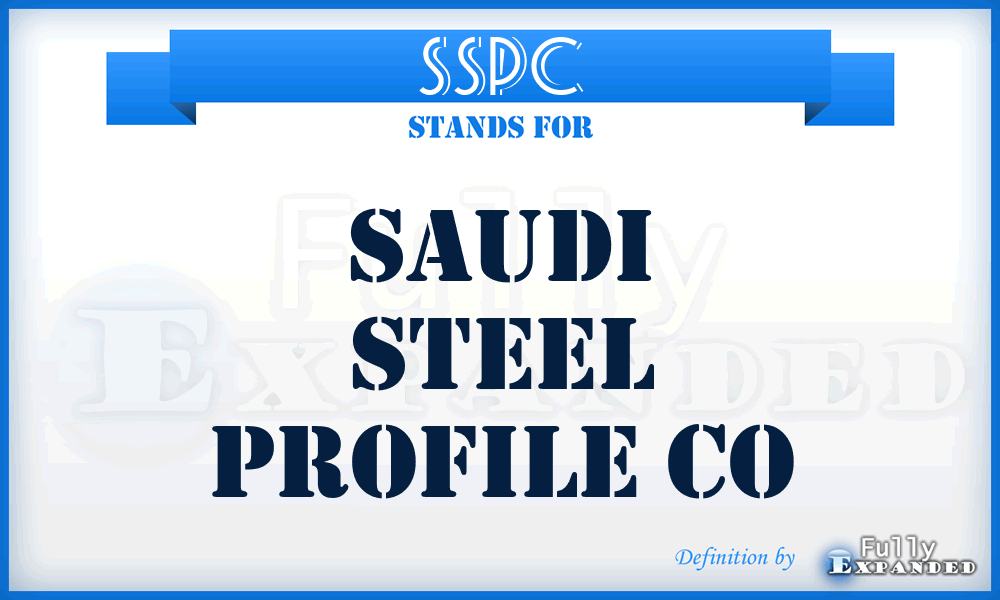 SSPC - Saudi Steel Profile Co
