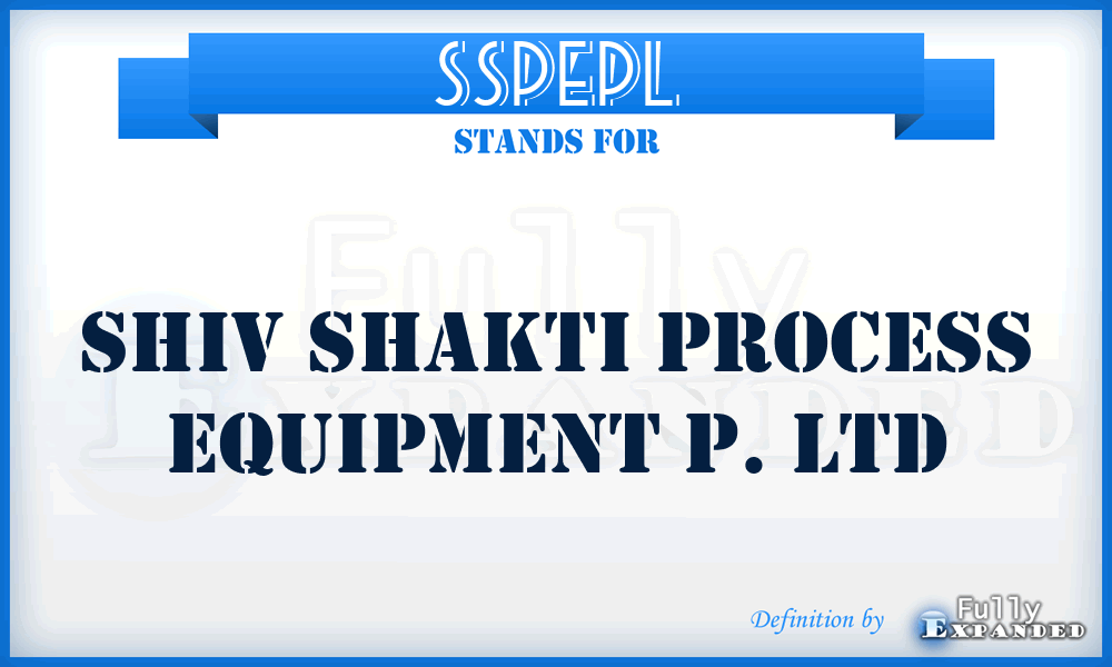 SSPEPL - Shiv Shakti Process Equipment P. Ltd