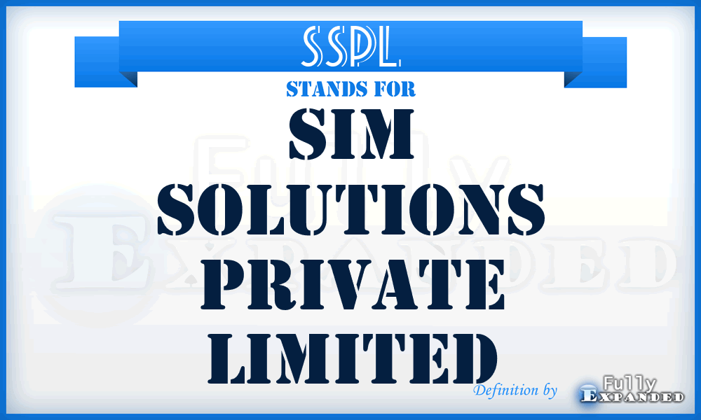 SSPL - Sim Solutions Private Limited