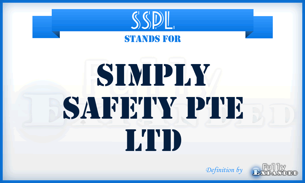 SSPL - Simply Safety Pte Ltd