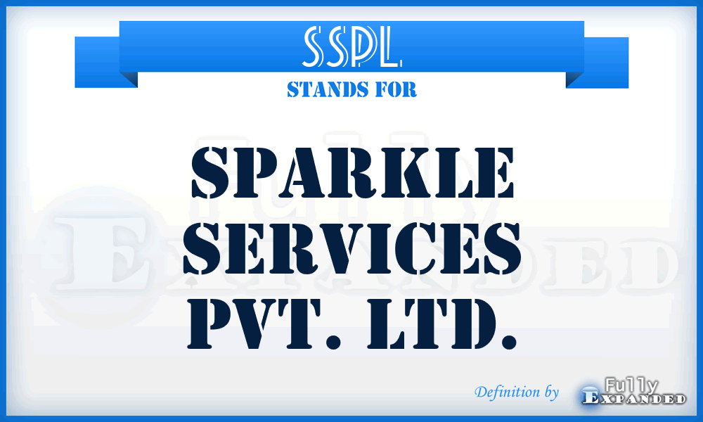 SSPL - Sparkle Services Pvt. Ltd.