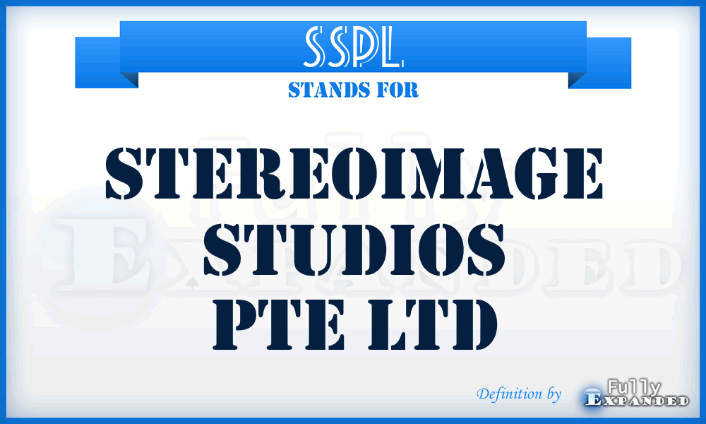 SSPL - Stereoimage Studios Pte Ltd