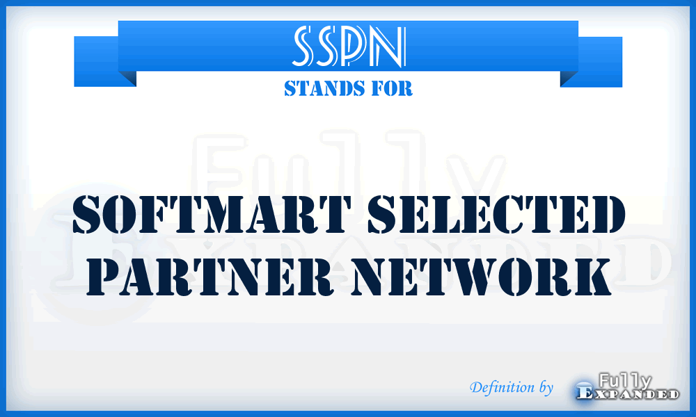 SSPN - Softmart Selected Partner Network