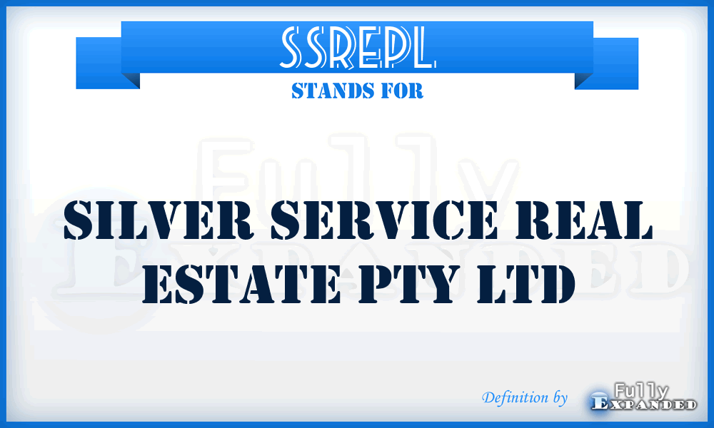 SSREPL - Silver Service Real Estate Pty Ltd