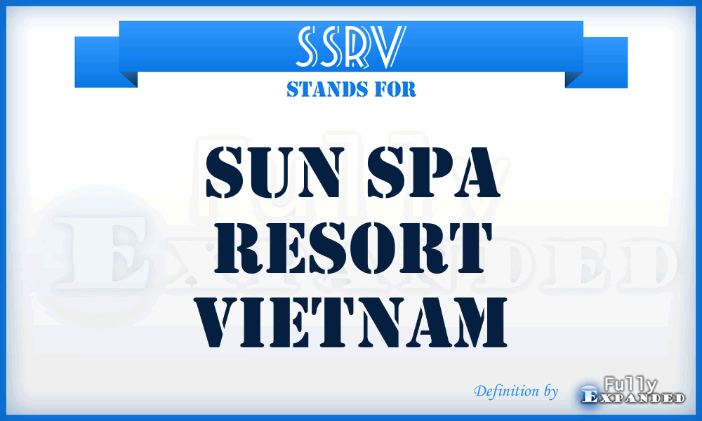 SSRV - Sun Spa Resort Vietnam