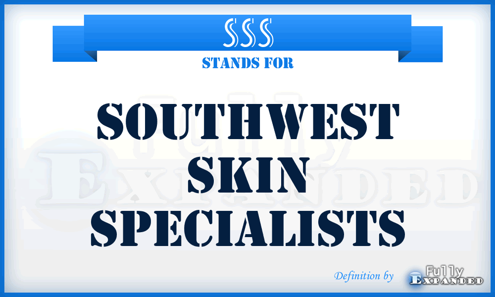 SSS - Southwest Skin Specialists