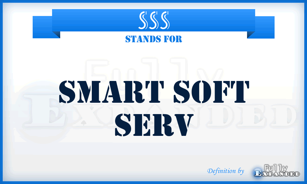 SSS - Smart Soft Serv