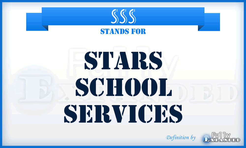 SSS - Stars School Services